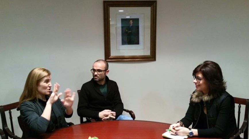 Foto Reunión coa Delegada Territorial de Ourense da Xunta de Galicia