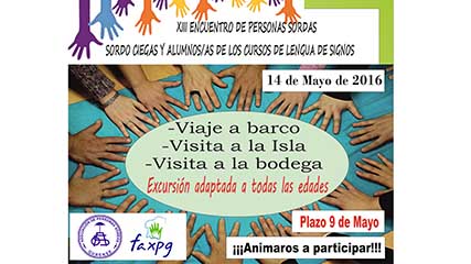 Foto XIII Encuentro de Personas Sordas, Sordociegas y Alumnos/as de los Cursos de Comunicación en LSE