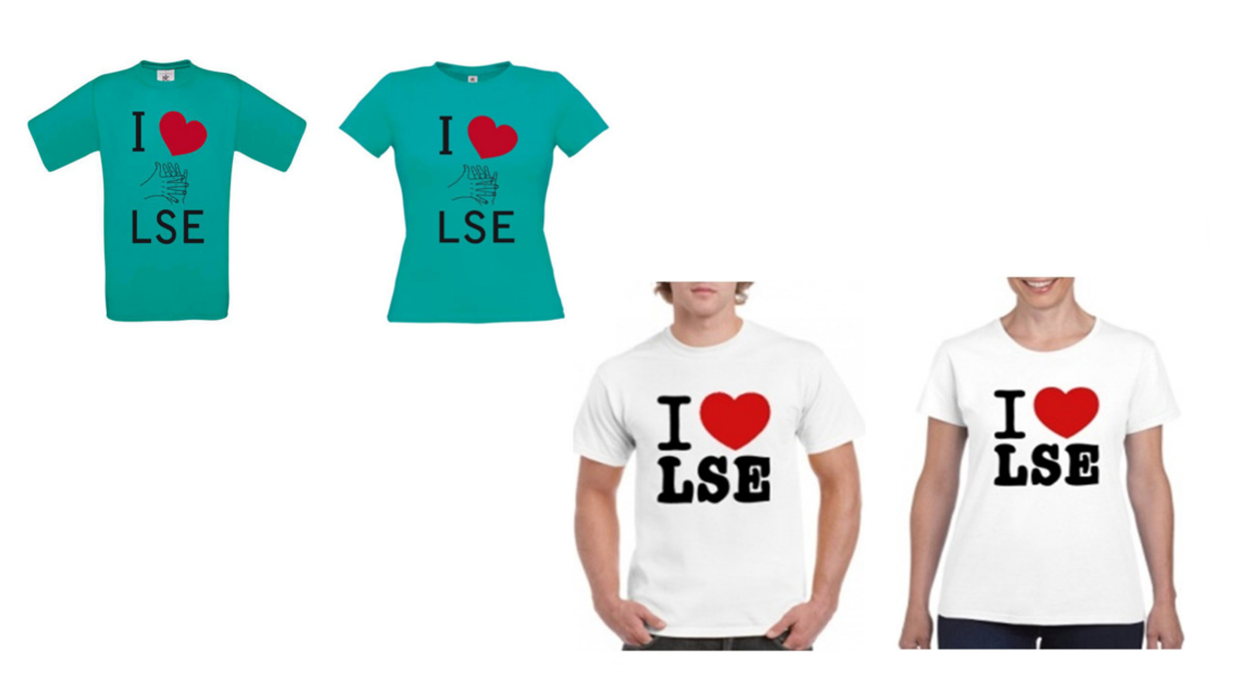 Foto Venta de camisetas para visibilizar y difundir la LSE